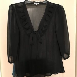 Kiyonna sheer chiffon top